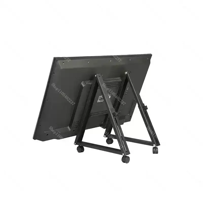 32-65 Inch Low Height TV Stand Movable Tripod Stage Screen Cart Cold-rolled Sheet Material Suitable for Flat Screen TVs view 5
