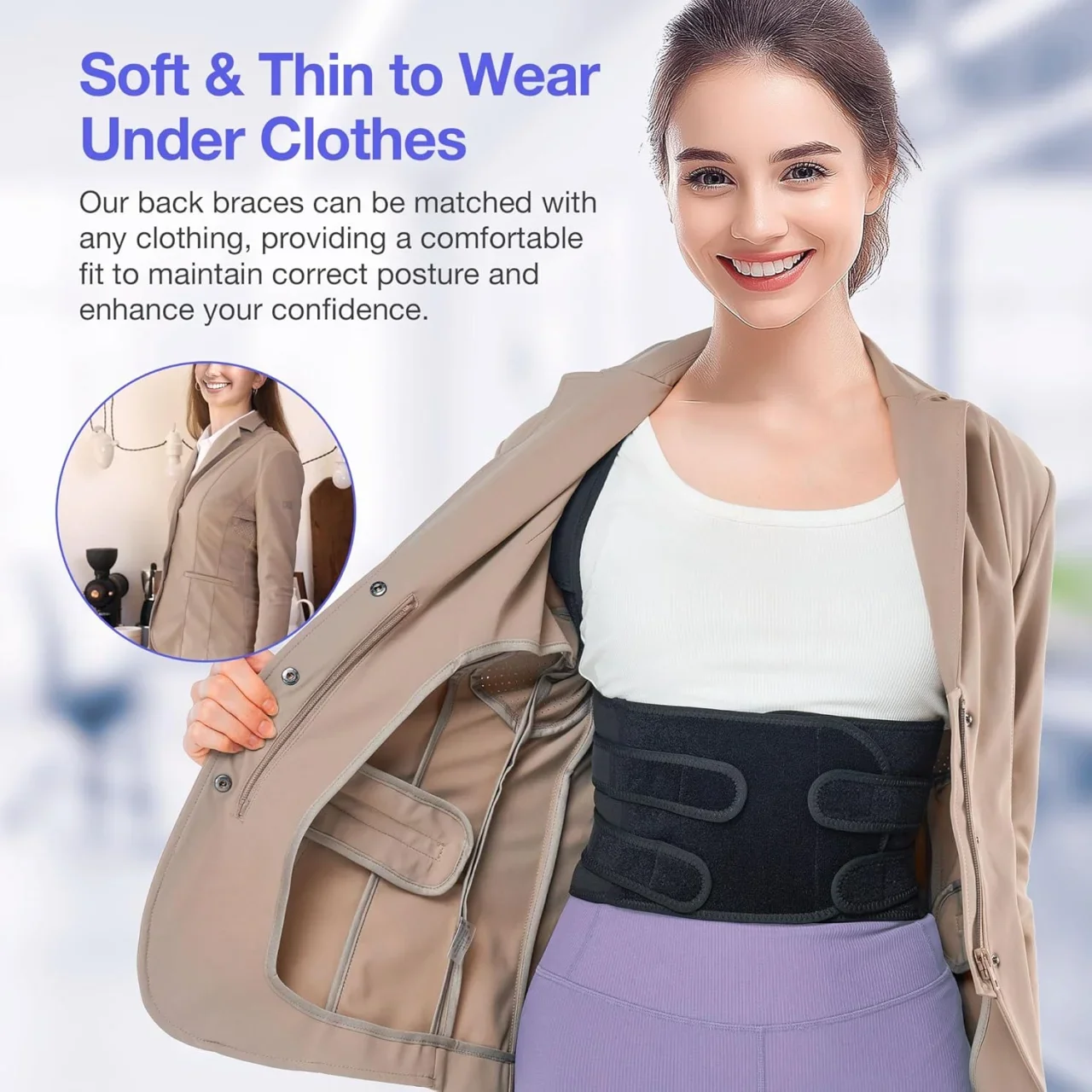 Adjustable Scoliosis Posture Corrector Back Brace for Lumbar Support Spinal Alignment De Espalda Belt Postural Straightener