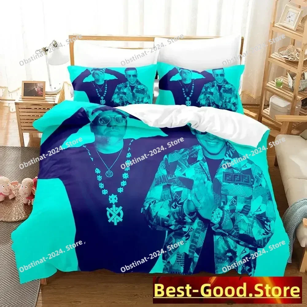 

2023 Daddy Yankee Bedding Set Single Twin Printed Bed Set With Pillowcase Duvet Cover Soft Single Double Queen Super King Size