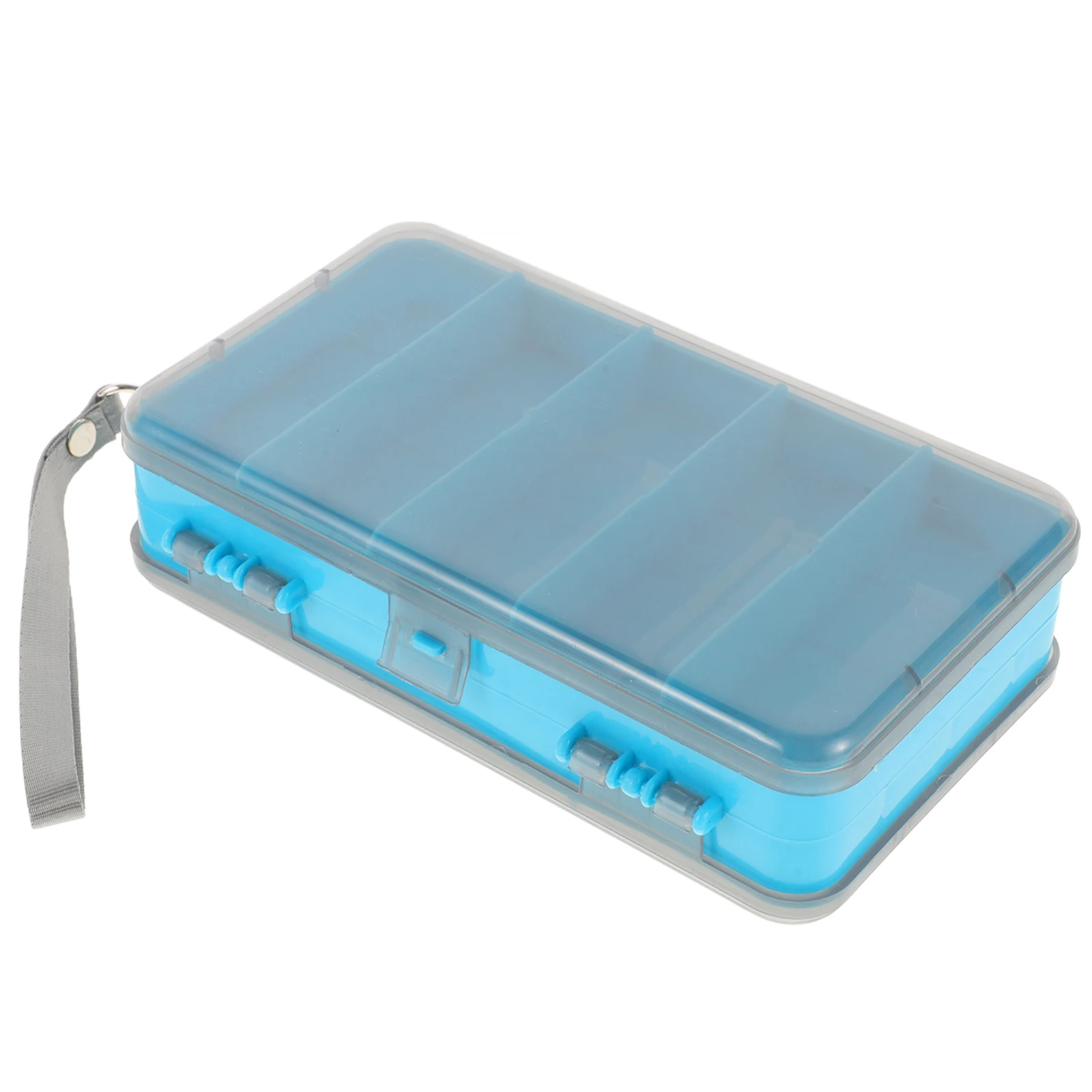 

Multifunctional Double Sided Lure Box 18x10x4cm Plastic Fishing Tackle Baits Container Organizer Portable Storage For Outdoor