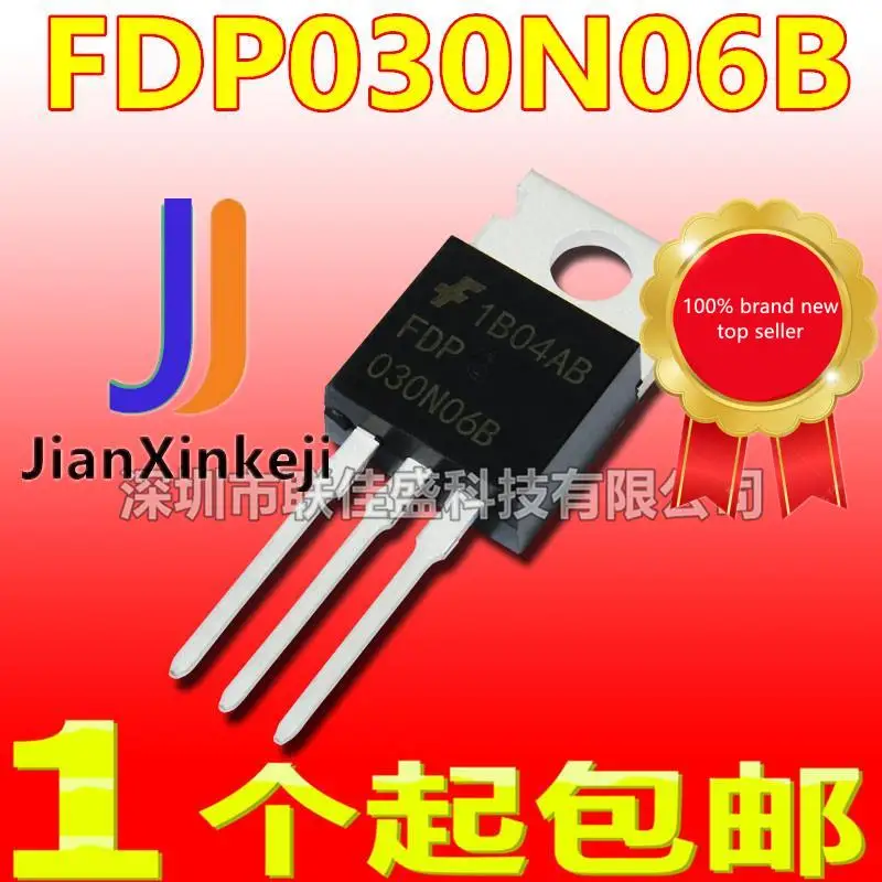 

10pcs 100% orginal new in stock FDP030N06B FDP030N06 195A 60V TO-220 N-channel field effect tube