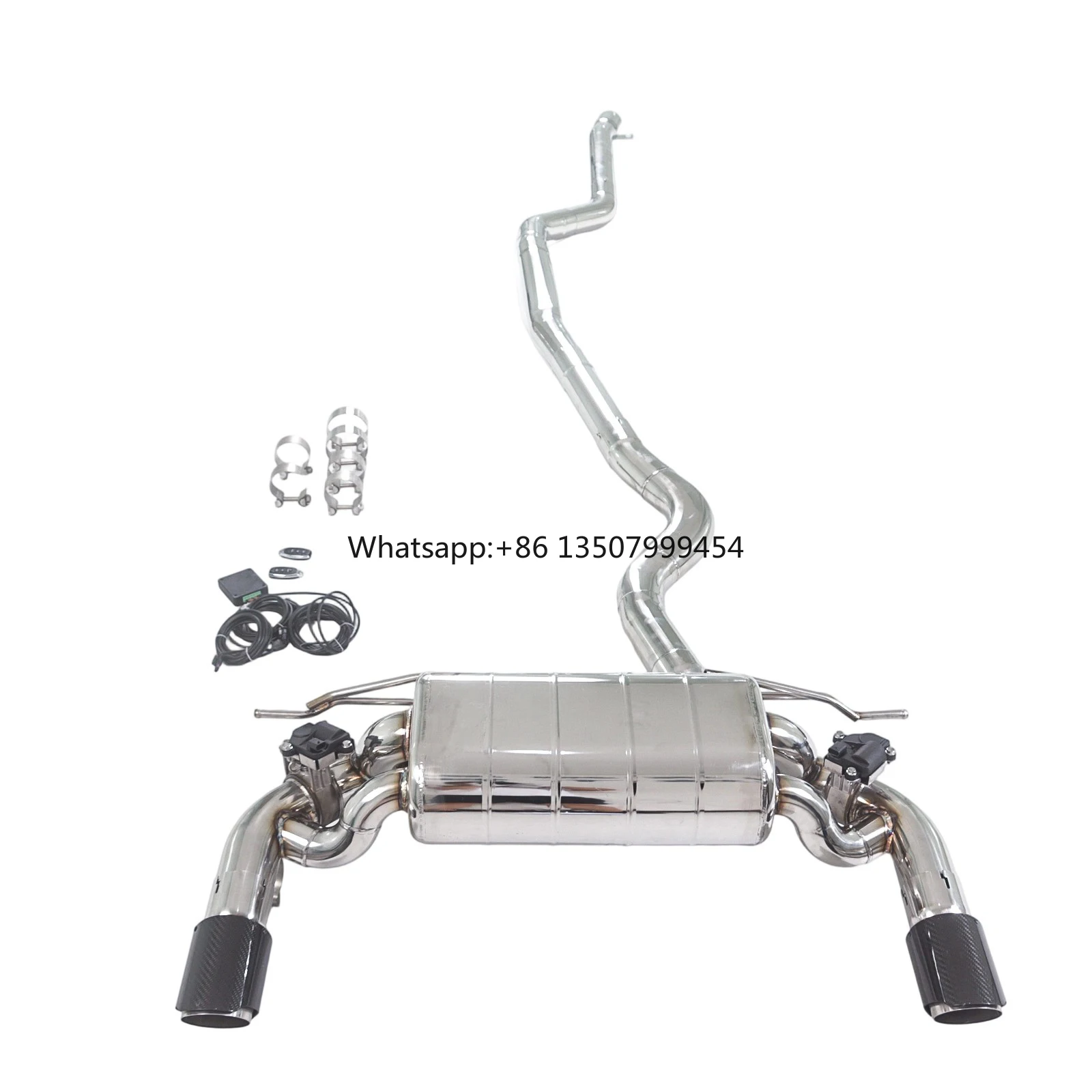 

Catback Exhaust Muffler for 2013+ 330i 335i 340i F30 F32 F34 ,Car Electric Valve Exhaust System Is Made From SUS304 Pipe