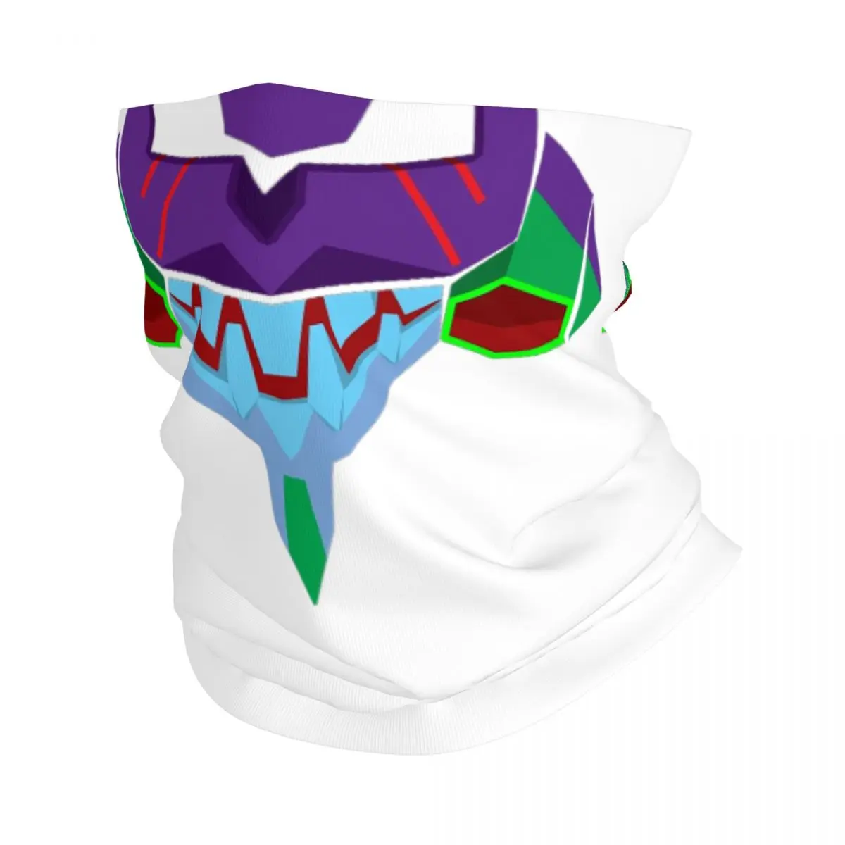 Evangelion Unit-01 Face Bandana Neck Gaiter Printed Wrap Mask Scarf Multi-use Cycling Scarf Sports Unisex Adult All Season