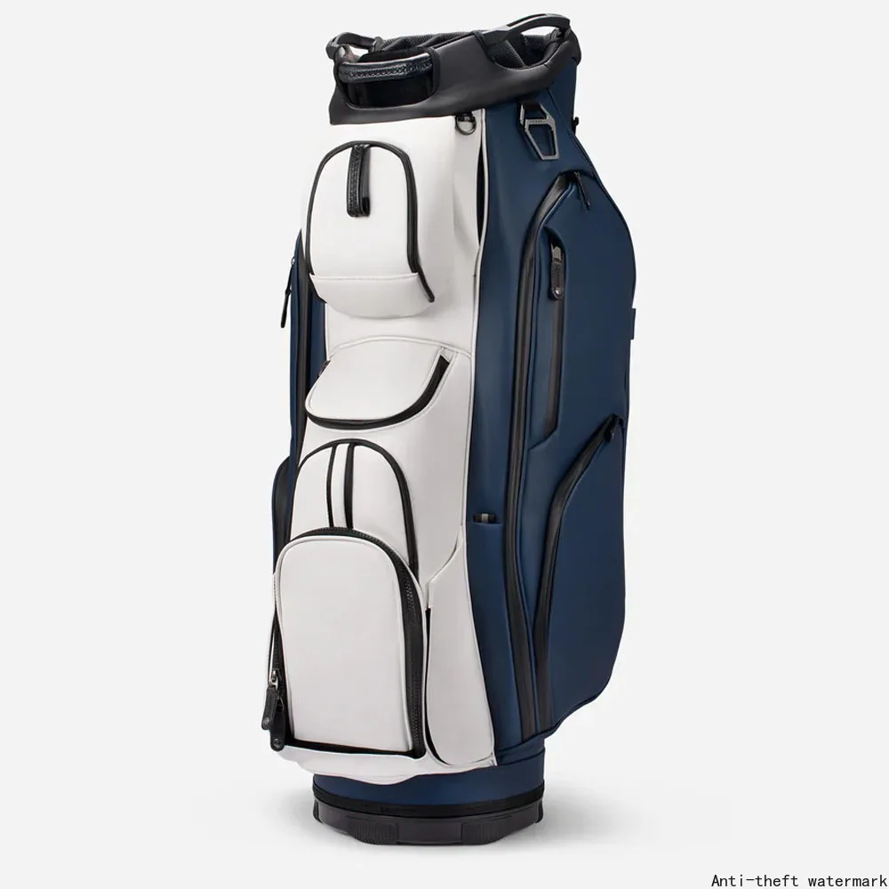 2025 - Affordable golf bag, personalized leather waterproof golf cart bag, 14 compartments, durable and scratch-resistant.