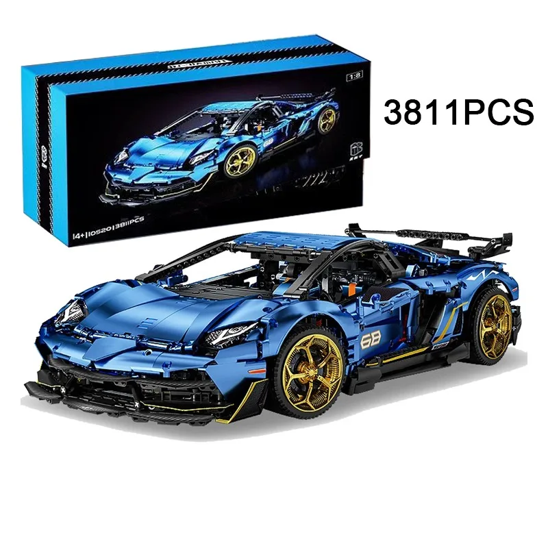 4301PCS Technische Countach Sport Auto Bouwstenen Racing Voertuig Model MOC Bouwstenen Speelgoed Cadeau Voor Kinderen Volwassen