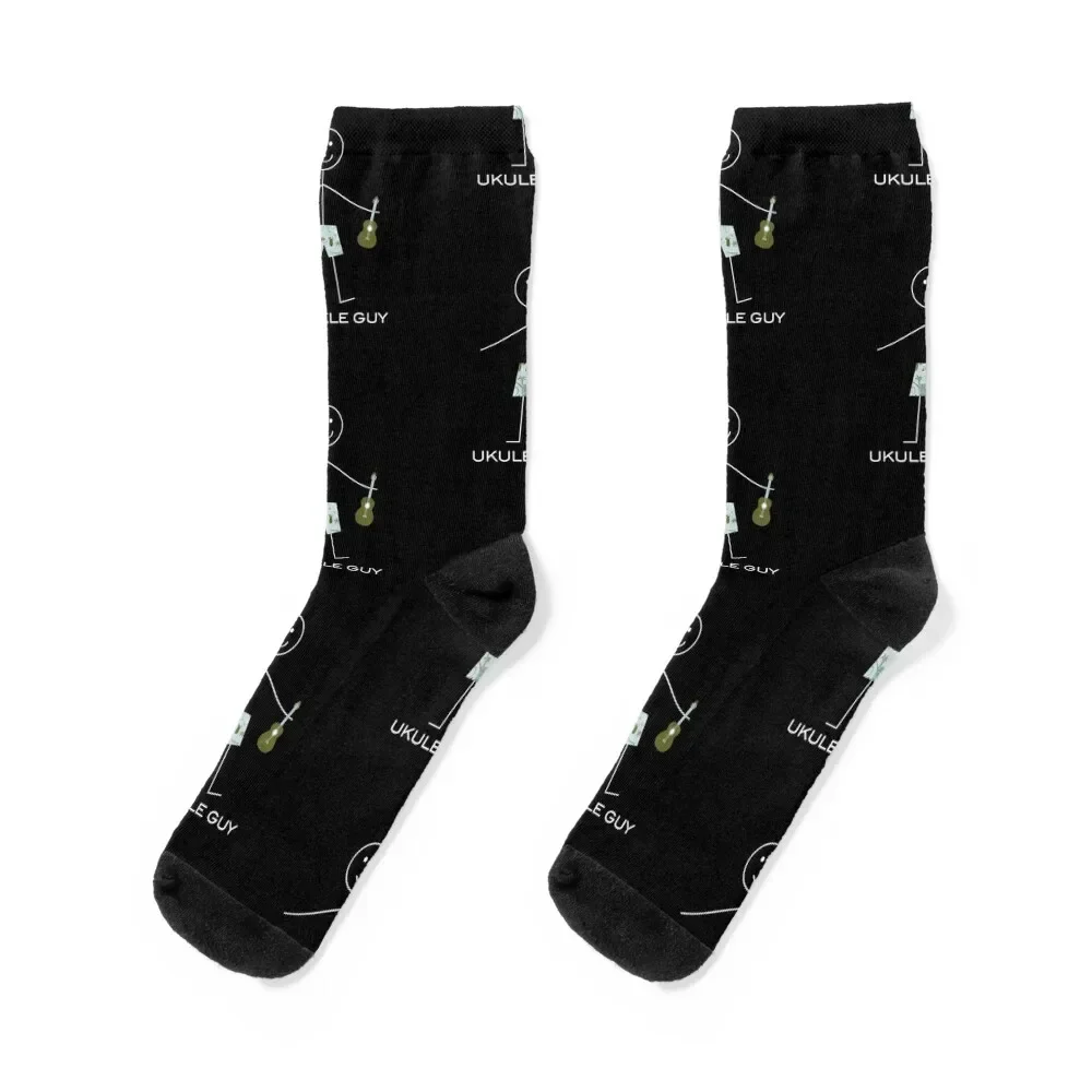 

Funny Mens Ukulele Guy Socks valentine gift ideas loose gift Toe sports Boy Child Socks Women's