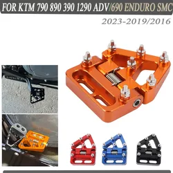For KTM 790 890 390 1290 Adventure 690 Enduro 690 SMC R for Husqvarna 701 2023 2022 Foldable Rear Brake Pedal Step Tip Plate