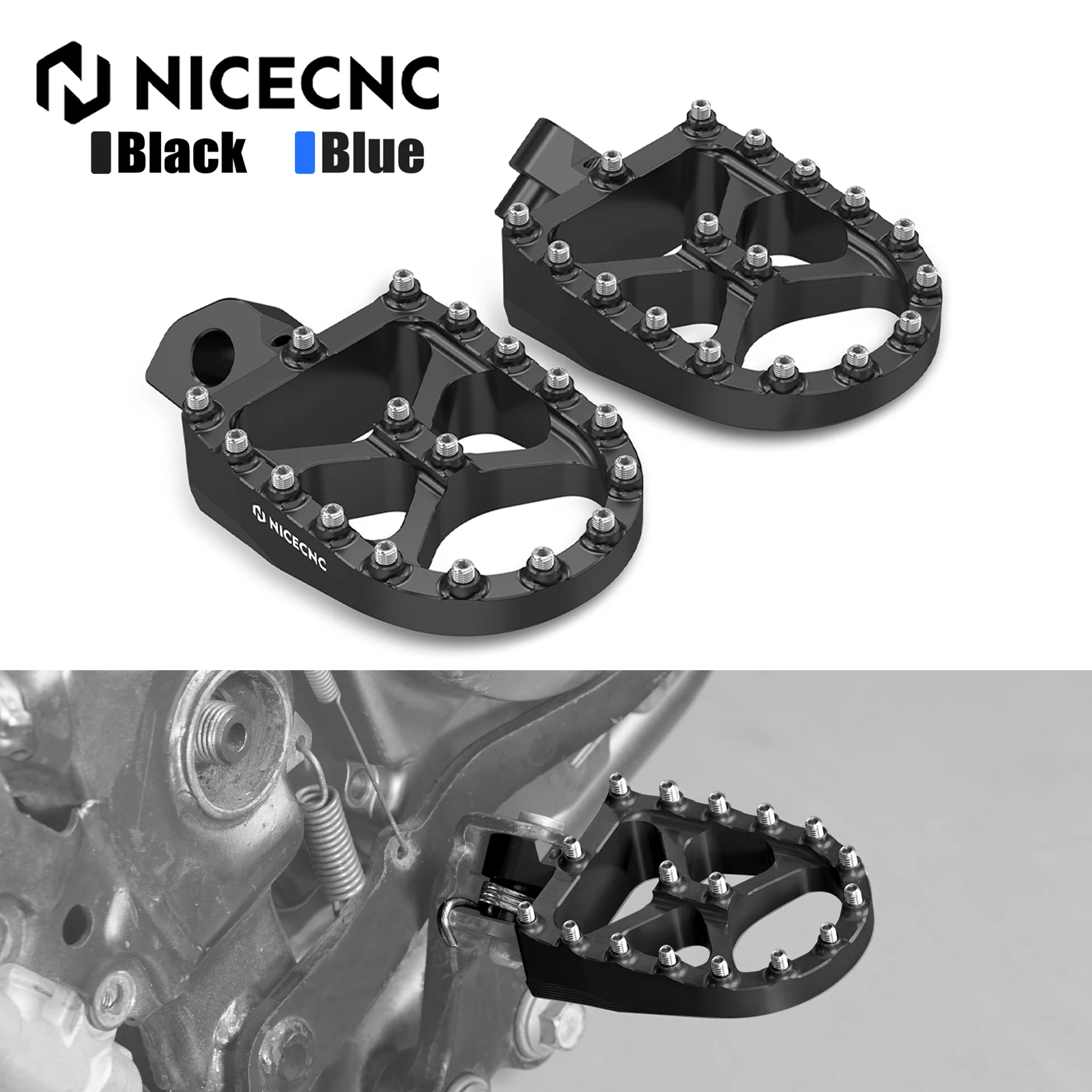 

For Suzuki DR650S DR650SE 1996-2024 Enlarged Footpegs Foot Pedal DR650S/SE DR 650 S DR 650 SE DR650 S DR650 SE DR 650S DR 650SE