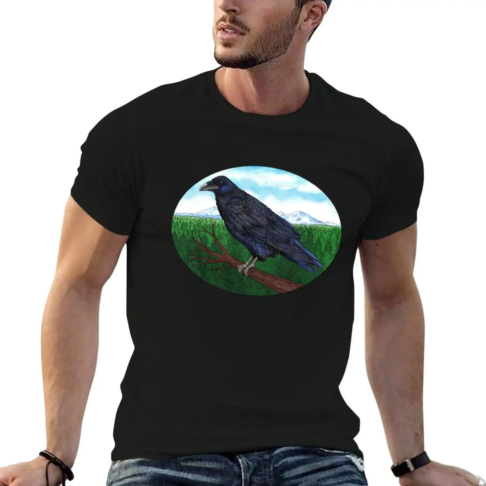 

graphic men t and Raven T-Shirt 100% shirt shirts t the mens cotton Sisters Three