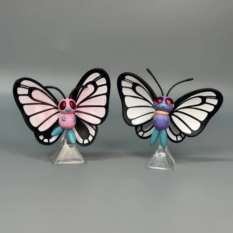 

Hot Sale Pkm Fairy Butterfly 7cm Desktop Ornament Collectible Model Cute Big Fairy Ba Butterfly Handmade Art Figurine Toy Gifts