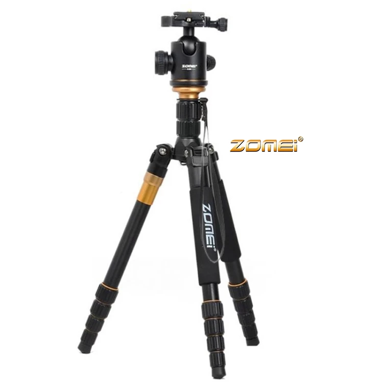 ZOMEI Z699 Portable Professional Travel Aluminium Material Tripod Monopod with Ball Head for Digital Camera Camera Stand Tripod