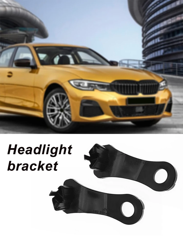 1/2 pasang lampu depan perbaikan lampu depan Kit Bracket klip 63126941478 untuk BMW 528i 535i Xdrive 2009-2010