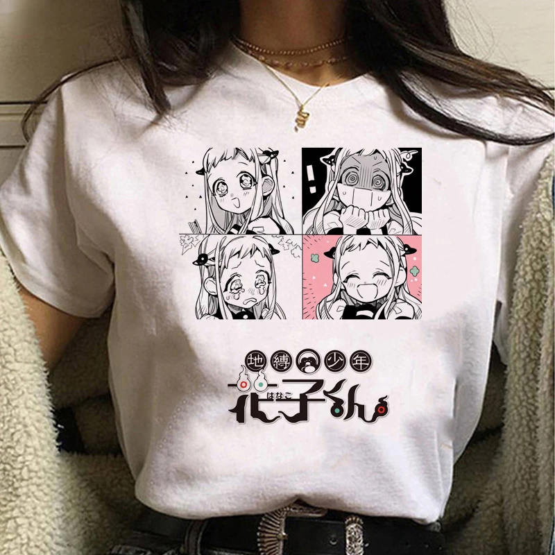 Japanese Anime Hot Toilet Bound Hanako Kun  Kawaii T Shirt  Graphic Print Tees Women Funny Cartoon Summer Tops Unisex T-shirt