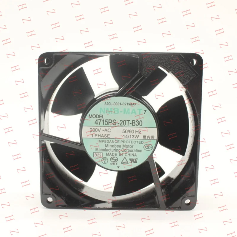 P+ 5pcs for NMB Original 4715PS-20T-B30 120*120*38mm Blower Cooling Fan AC 220V 13/14W