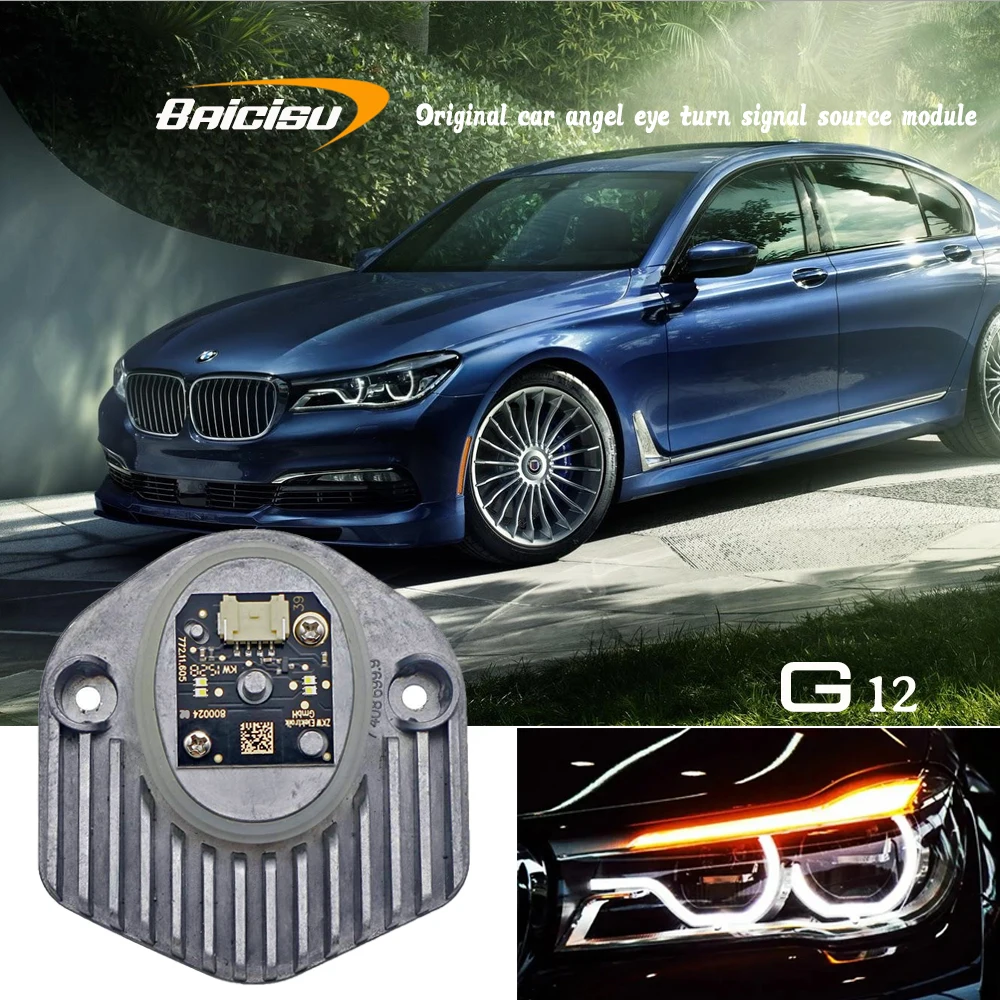 

New Angel Eye LED Headlight Control Module LED Headlight Ballast for BMW 7 Series G11 G12 2014-2019 OE: 63117440361