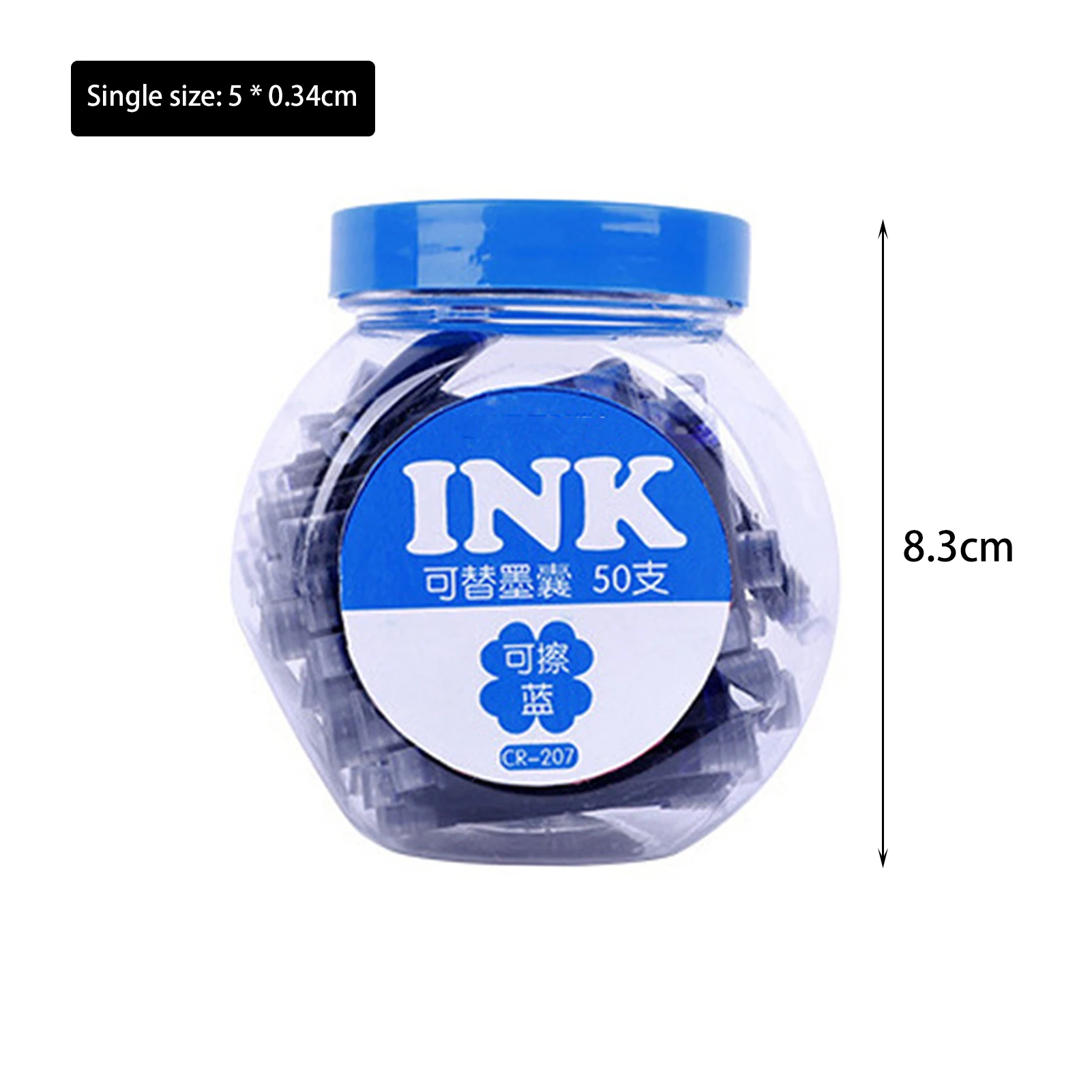 50pcs Universal Ink  3.4mm Simple Use and Convenient Replacement for Pens Replacement Use