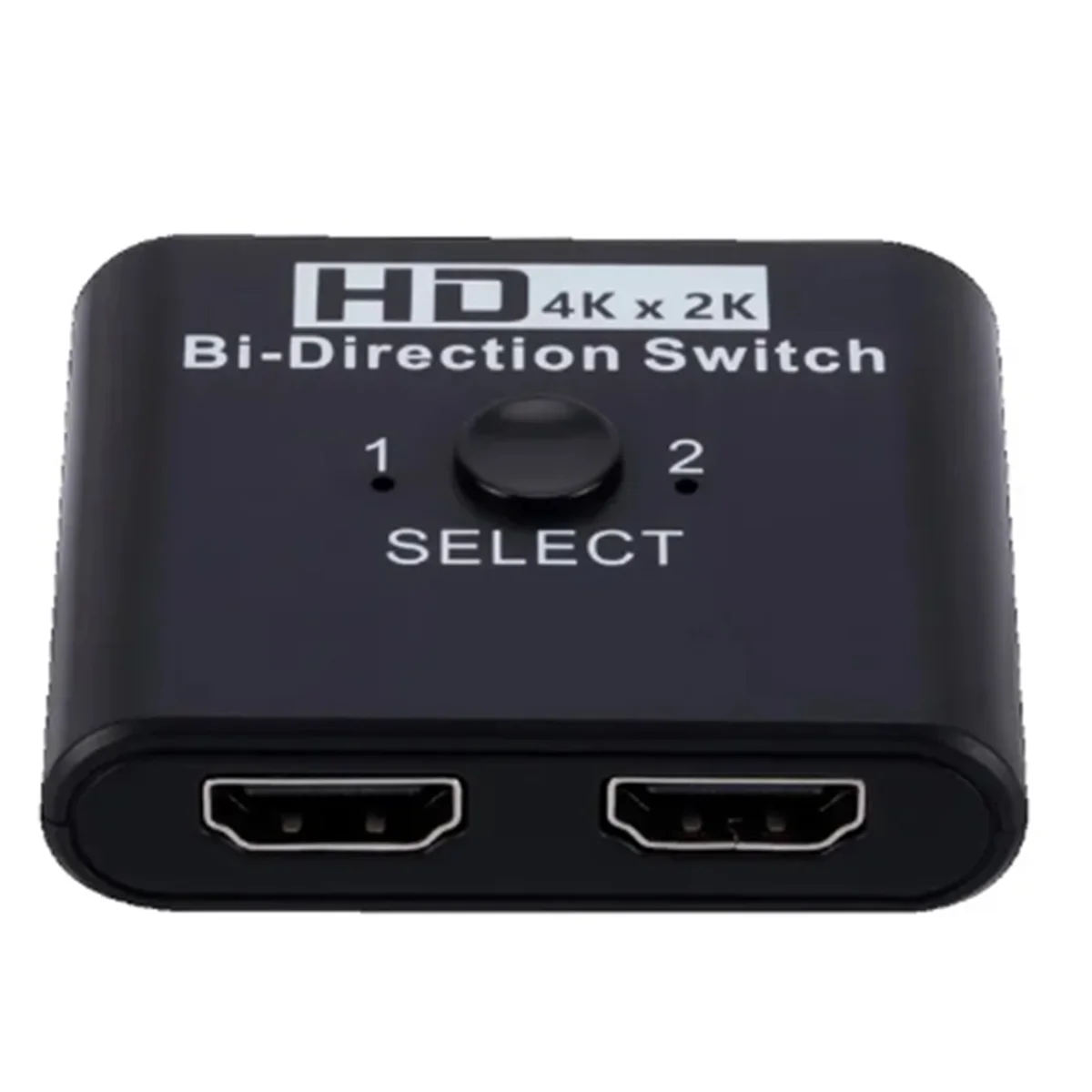 4K X 2K HDMI-Compatible Switch Bi-Direction 2 Ports HDMI Splitter Switch for Laptop PC Xbox PS3/4 TV Box Adapter(A)