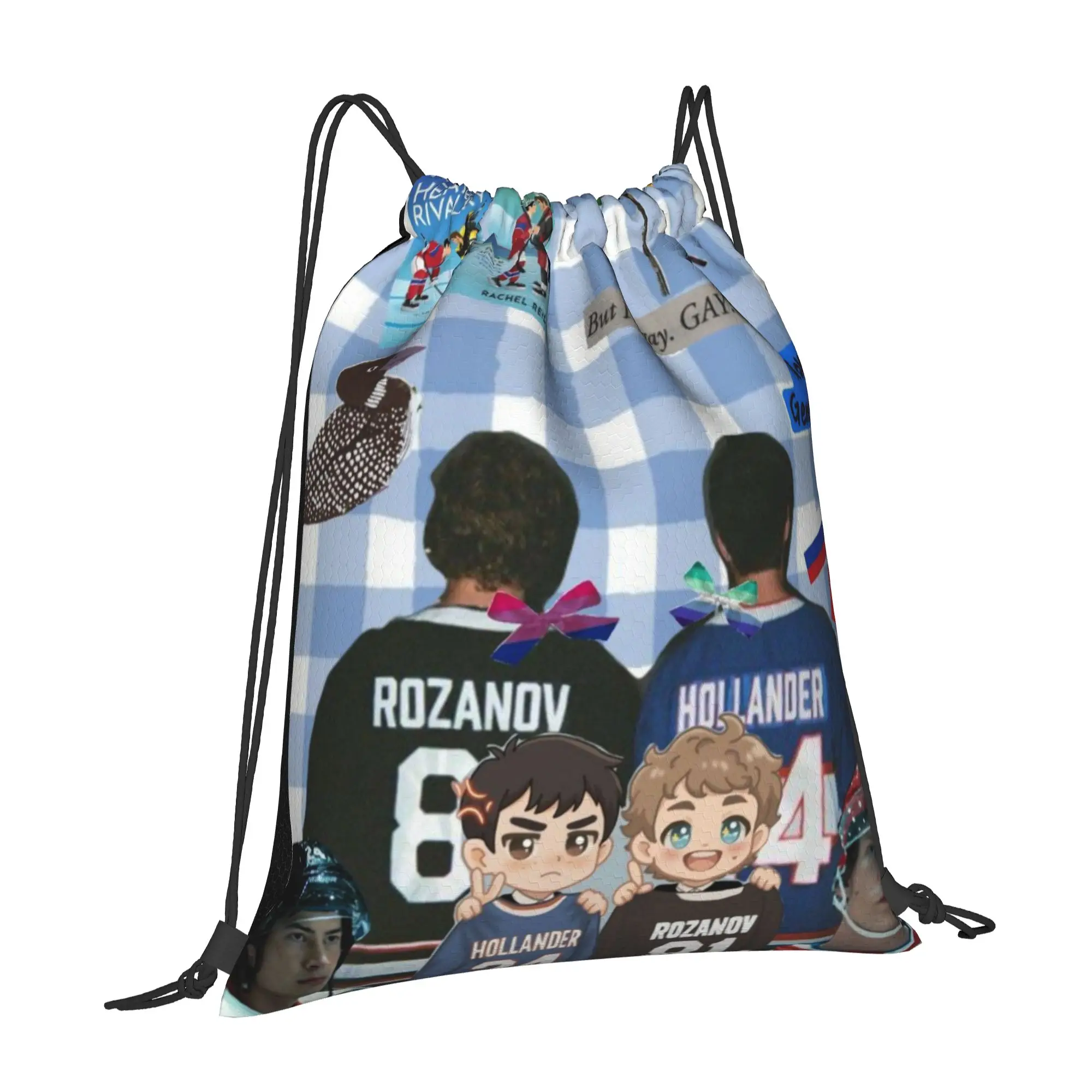 Heated Rivarly81 24 Ilya Shane 81 24 Multi-function Pocket Men Women Storage Backpack Teenager Travel Bag Print Drawstring Bags