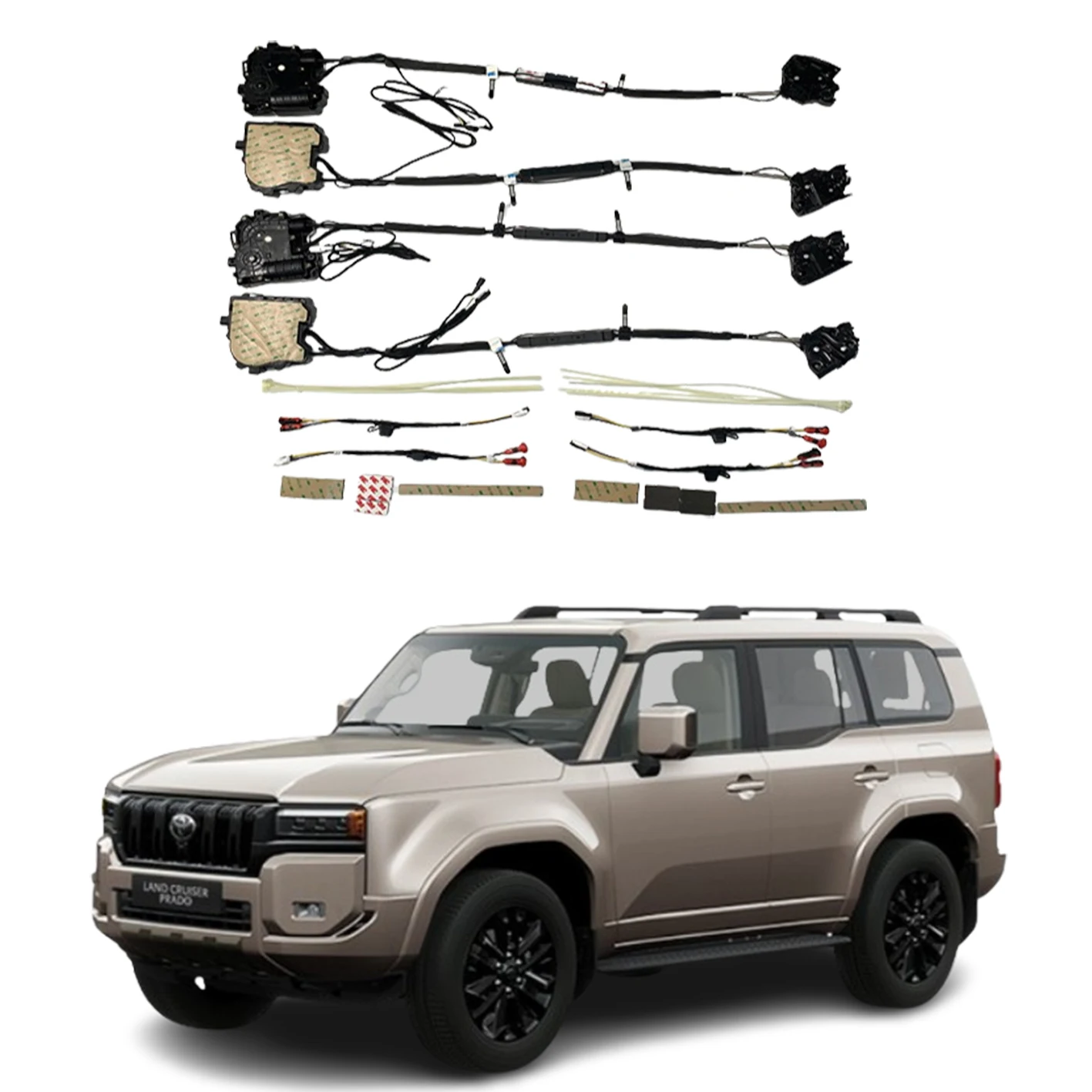 

Top Quality Suitable ForToyota Prado LC250 Electric Suction Door Soft Close Car Door Automatic Closing Door Lock