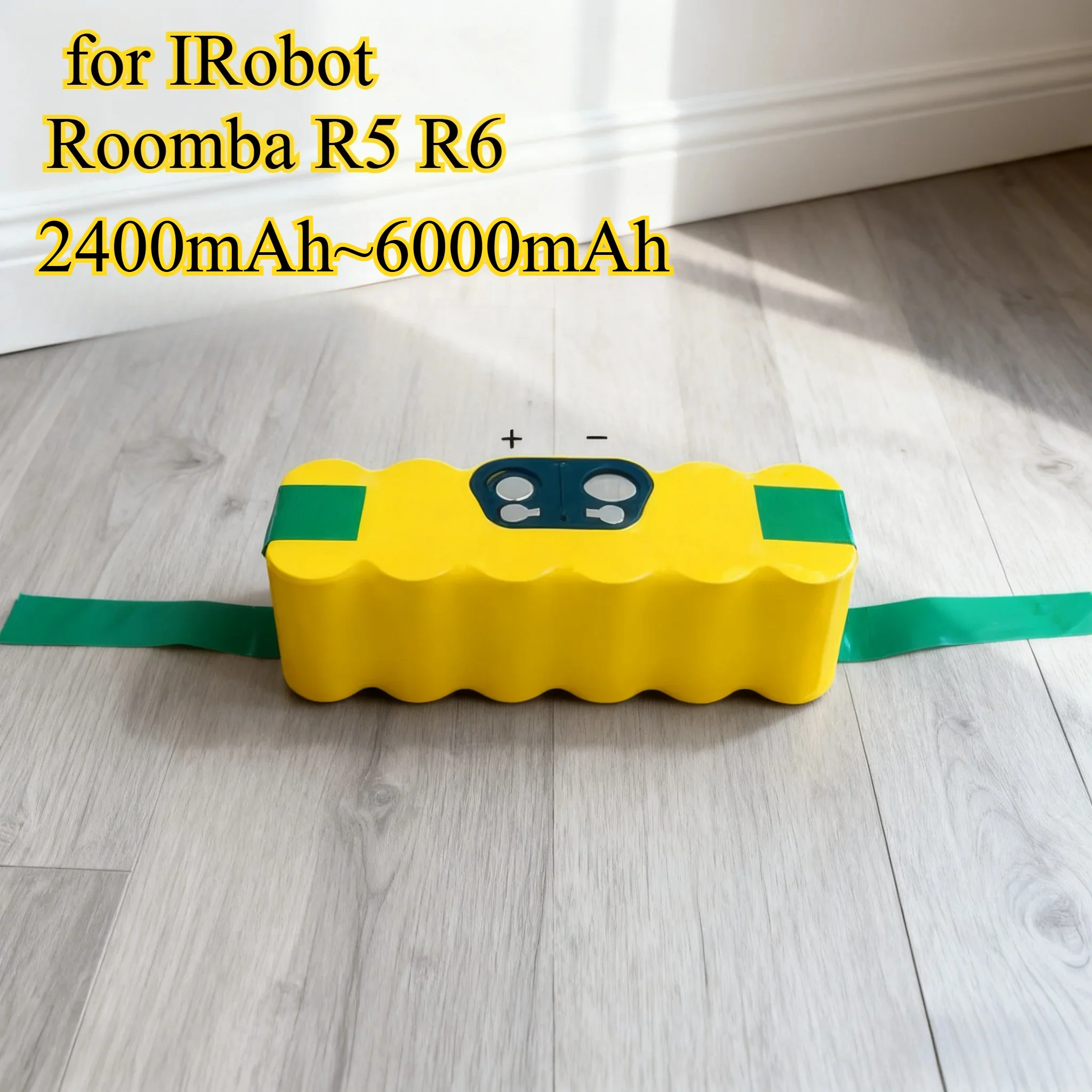 

Сменный NiMH аккумулятор емкостью 6000 мАч для IRobot Roomba R5 R6 R7Series, совместимый с пылесосом IRobot, длительный срок службы