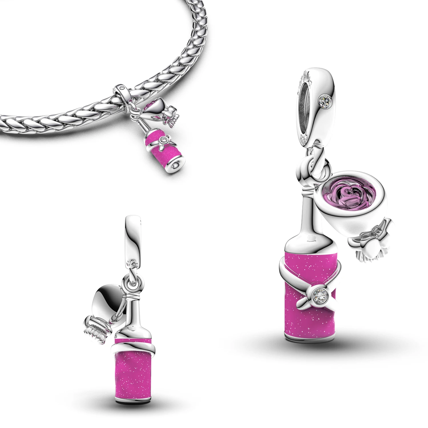 Charms Bracelets Beads Fashion Jewelry Silver Charm 925 Pendants Necklaces for Women Woman Designer Jewelry Bracelet Pendant 925