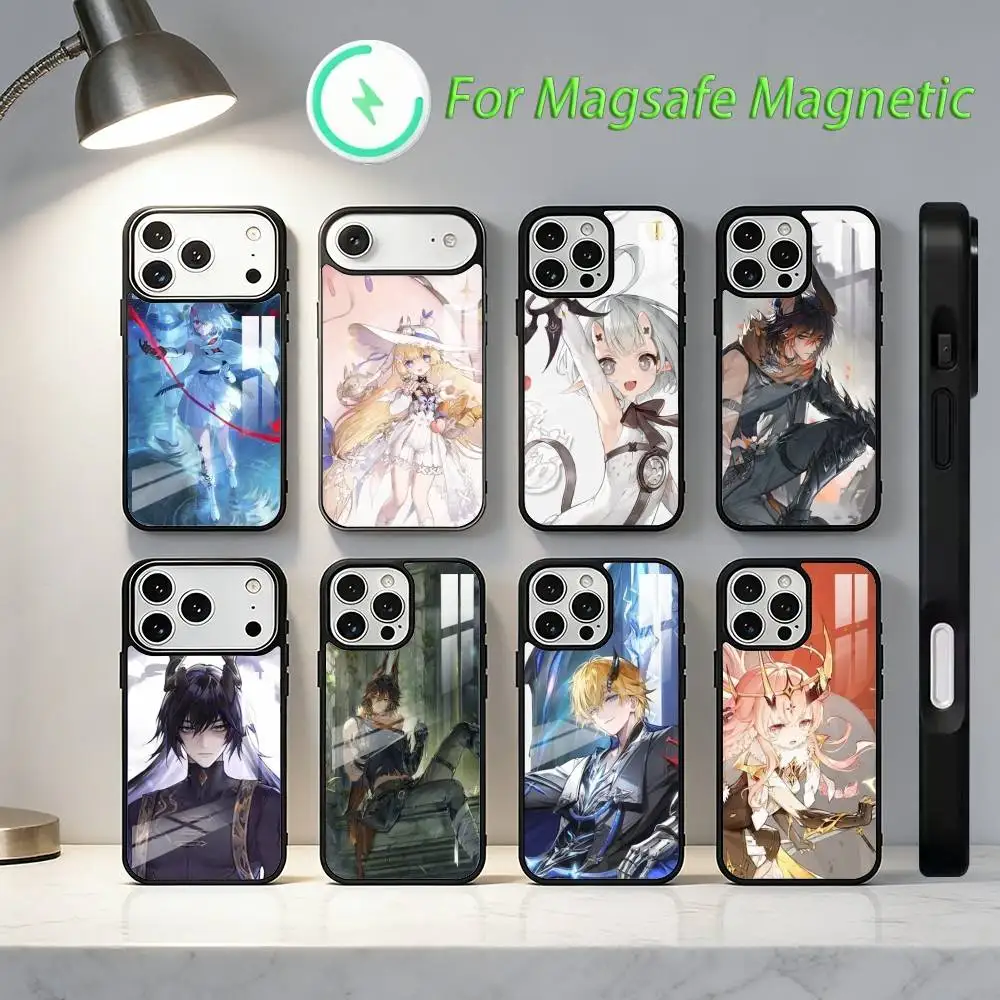 

Duet Night Abyss G-Game Phone Case For iPhone17,16,15,14,13,12,11,Plus,Pro,Max For Magsafe Wireless Charging case