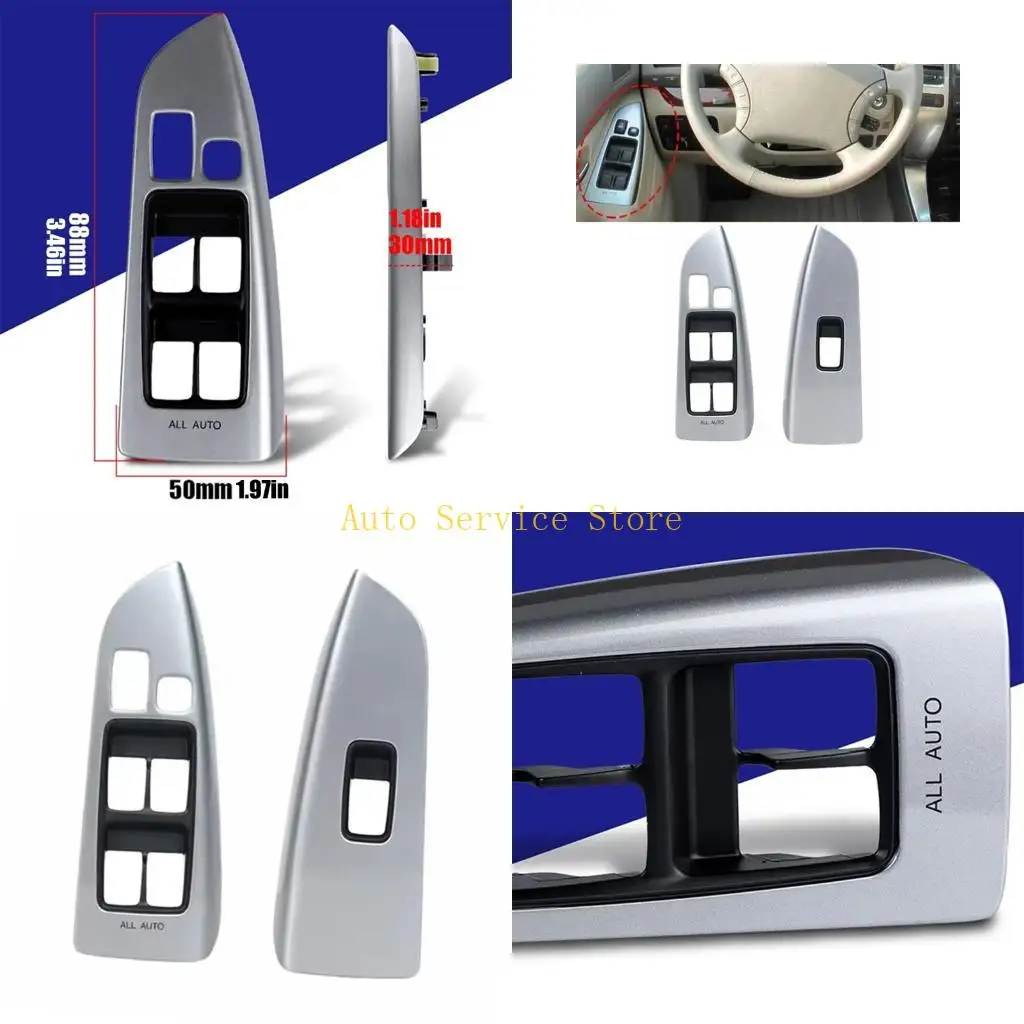 

462A 1 Pair Of Window Lift Switches Panel Frames For LC120 KDJ120L RZJ120L TRJ120L