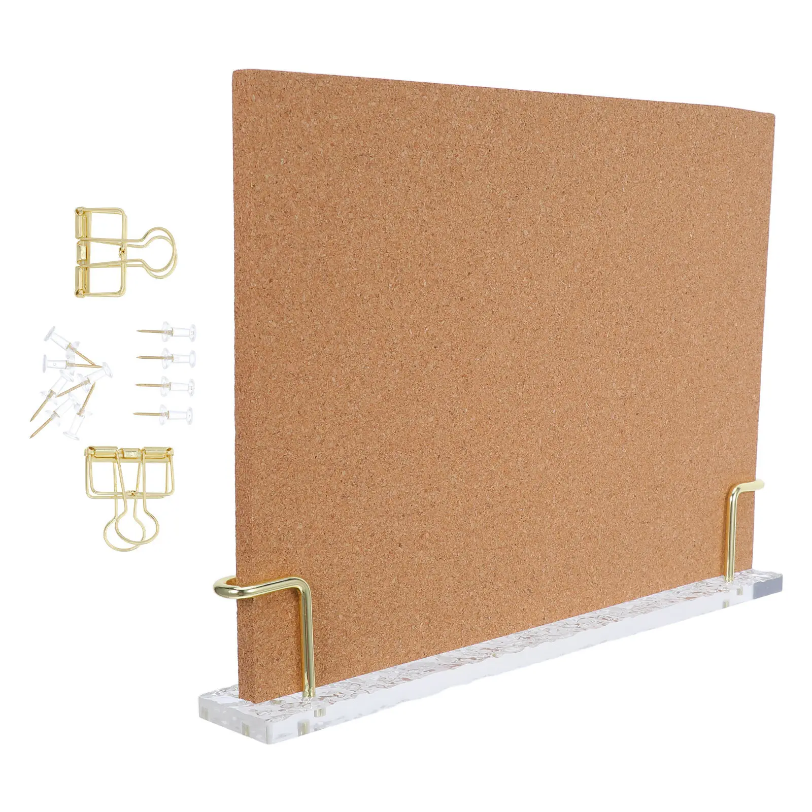 

Набор из 1 шт. настольной пробковой доски с подставкой: современная мини-доска для объявлений для офиса и дома, для организации фотографий, сообщений, заметок и мемо