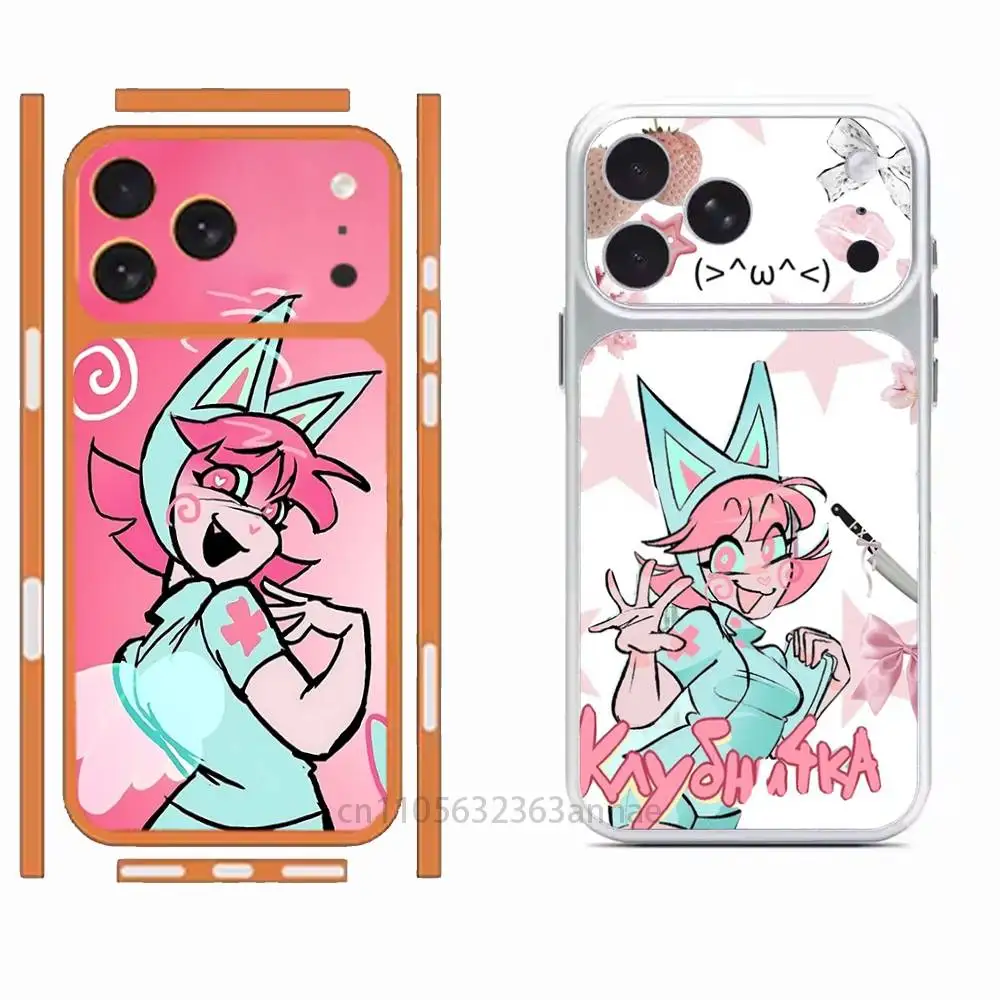 P-Psychocuties Strawberry Removable HD/Matte Full Coverage Films For iPhone 17 Pro Max 17 Pro