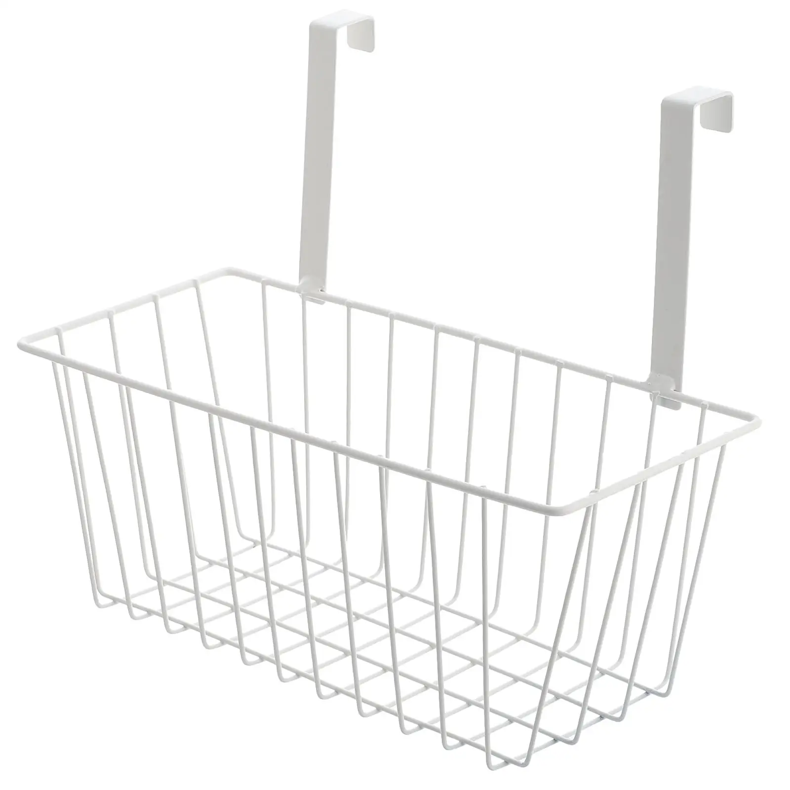 

Hanging Storage Basket Iron Flower Pot Holder Durable Balcony Fence Shelf Planter Rack Storage Solution