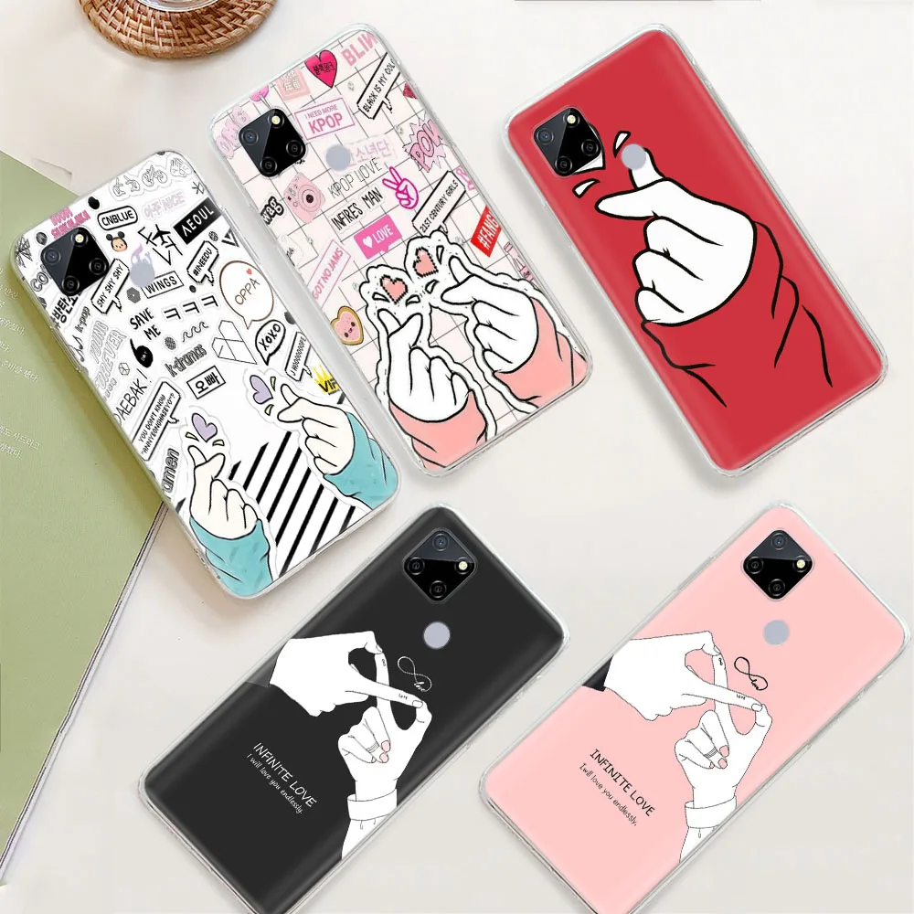 Чехол для Infinix S5 Smart 4C Zero X NEO 6 Pro Hot 20i 20 Note 12 Tecno Pova 3 POP 4 AIR 5 LTE 5P Plus ZR20 Finger Love