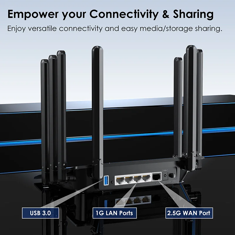 Wireless signal repeater Network Extender Internet Splitter Adapter WIFI6 Wireless Router 2.4G 5G WiFi Repeater network switch