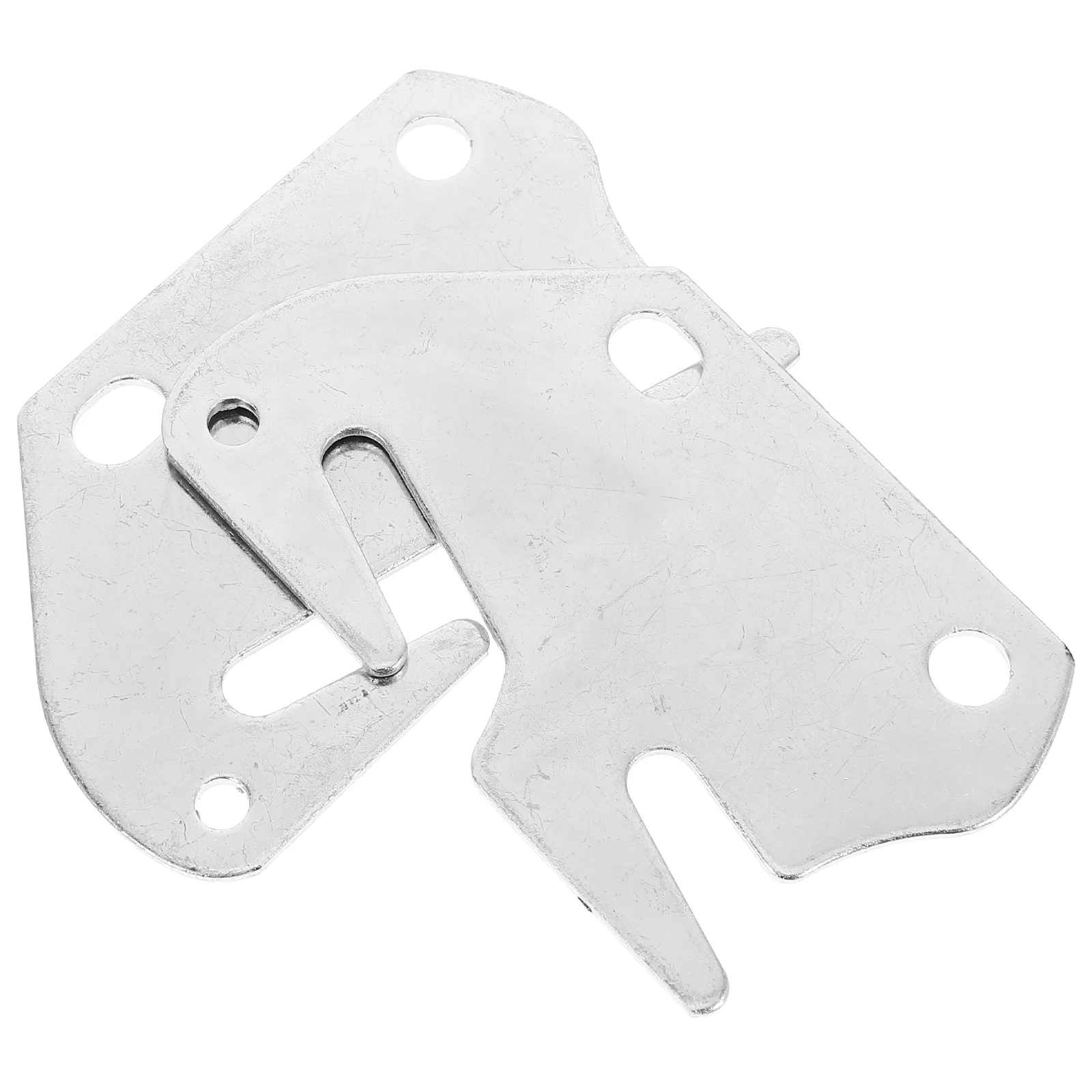 

2 Pcs Furniture Connector Bed Headboard Frame Bracket Rail Hinge Plate Railing Hook Iron Wood Fittings