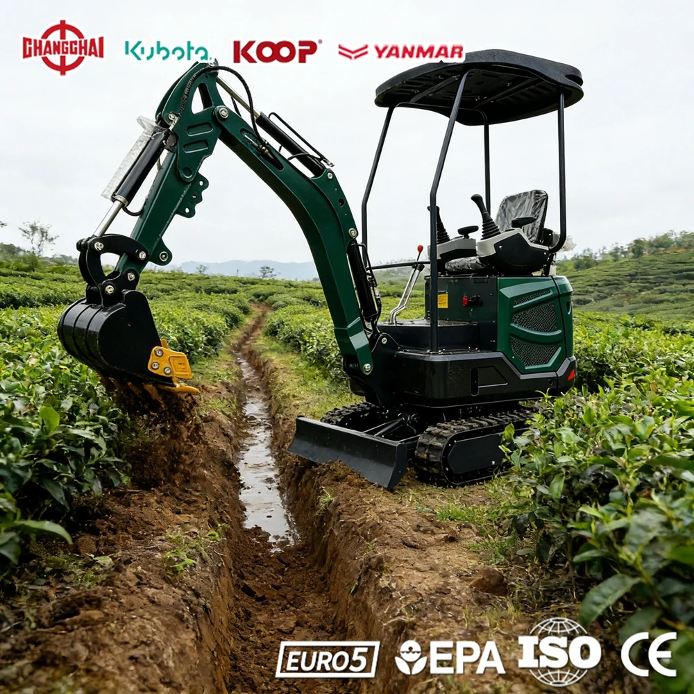 

Mini Excavator 1.2Ton Diesel Engine Construction 1.5Ton Excavators 2.5Ton Europe EPA Euro 5 CE Fast Delivery