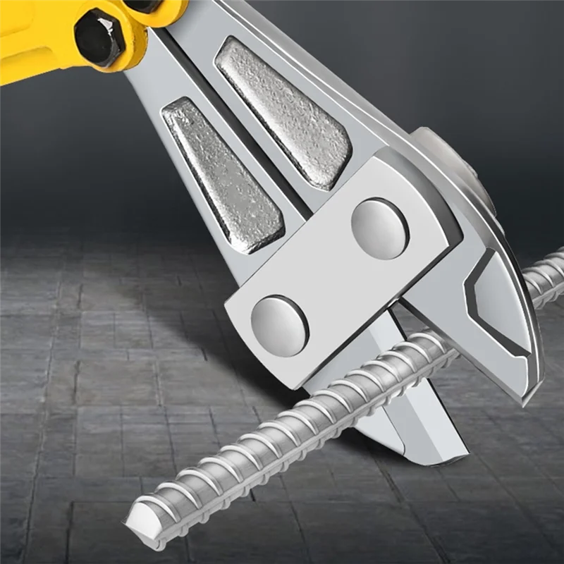 

18-дюймовые средние кусачки для болтов, мягкая ручка, резиновые эргономичные ручки, резки забора, проволоки, цепи, винты, заклепки и средние навесные замки