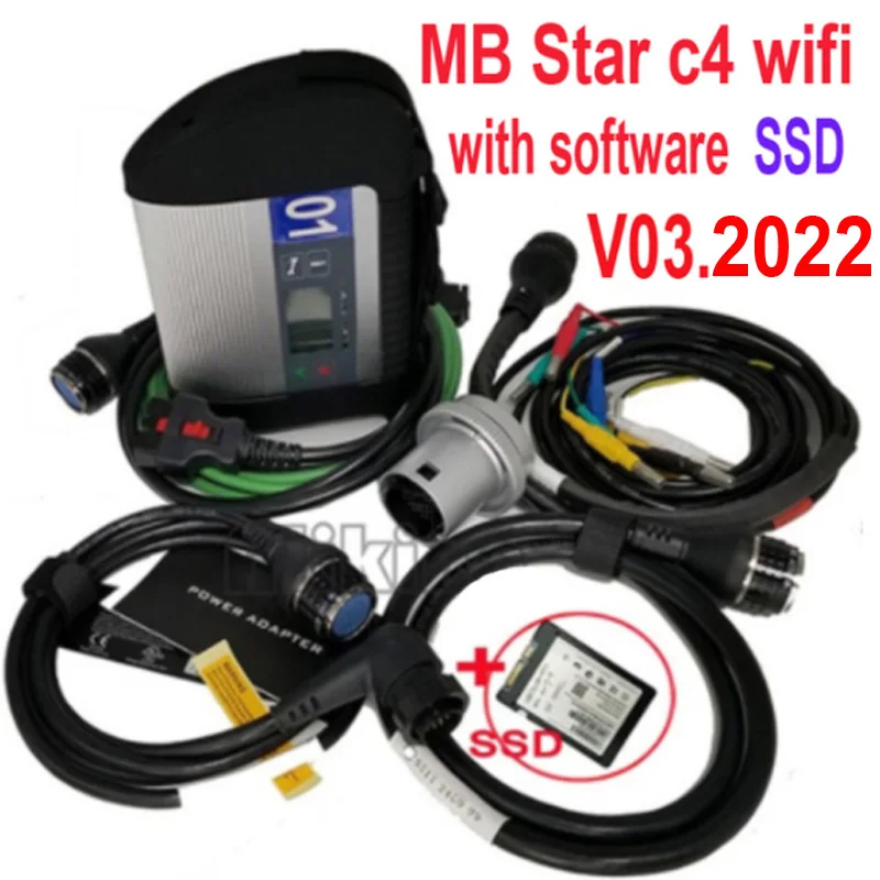 MB Star C4 Multiplexer interface SD Connect c4 Diagnosis DAS Compact 4 Diag SD C4 Wifi HHT Diagnostic tool with FZ-G1 tablet i5