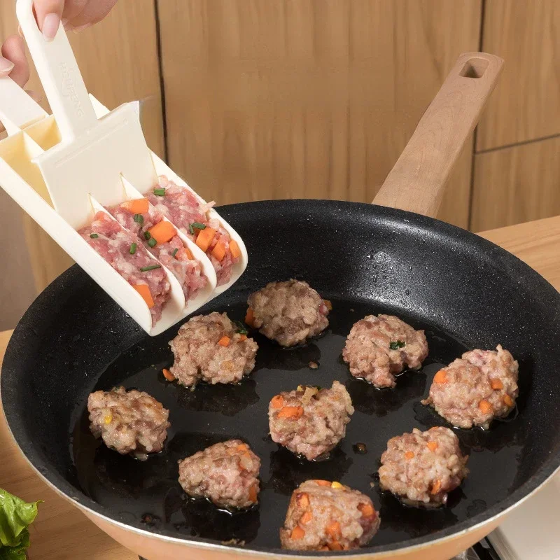 Plastic Meatball Maker Set Fried Fish Beaf Meat Making Balls Mold Spoon Tools For Kitchen Tools Accessories