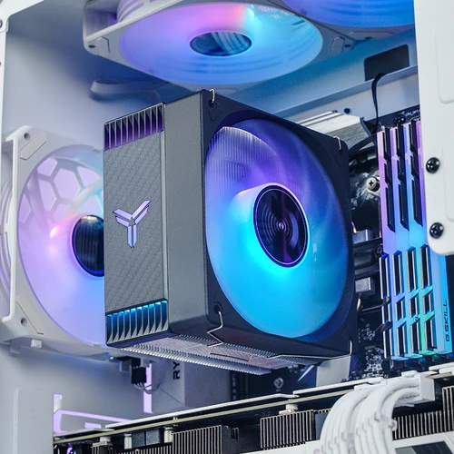 Imagen 2 del producto JONSBO CR-1000EVO CPU Cooler 120mm ARGB PWM CPU ventilador de refrigeración 4 tubos de calor TDP 220W radiador para intel LGA 115X 1200 1700 AM4 AM5