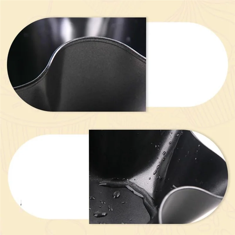 

AT63-Nonstick Large Taco Shell Bowl Carbon Steel Tortilla Maker Shell Non-Stick Salad Plate