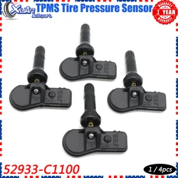 Xuan tpms sensor de pressão dos pneus 52933-c1100 52933c1100 automático registrado para hyundai ix25 creta tucson 2016-2020 433mhz