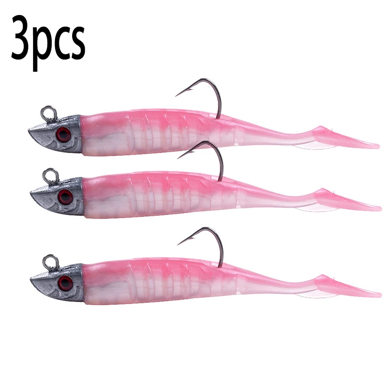HENGJIA Jigging-Kopf, weicher Silikon-Köder, Wobbler, 9 cm, 15 g, 11 cm, 25 g, Meeresangeln, weiche Köder, Swimbait, Peche für Bass, Hecht, Leurre
