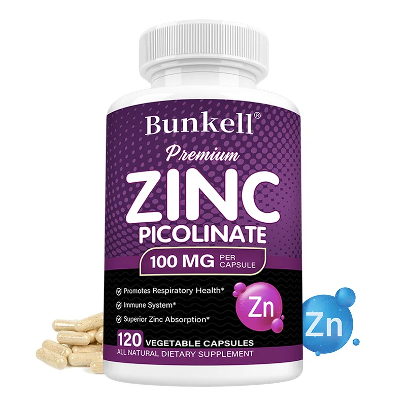 Premium Zinc Picolinate 100 Mg - Immune Defense Strengthens The Immune System and Cell Regeneration, Natural Antioxidant