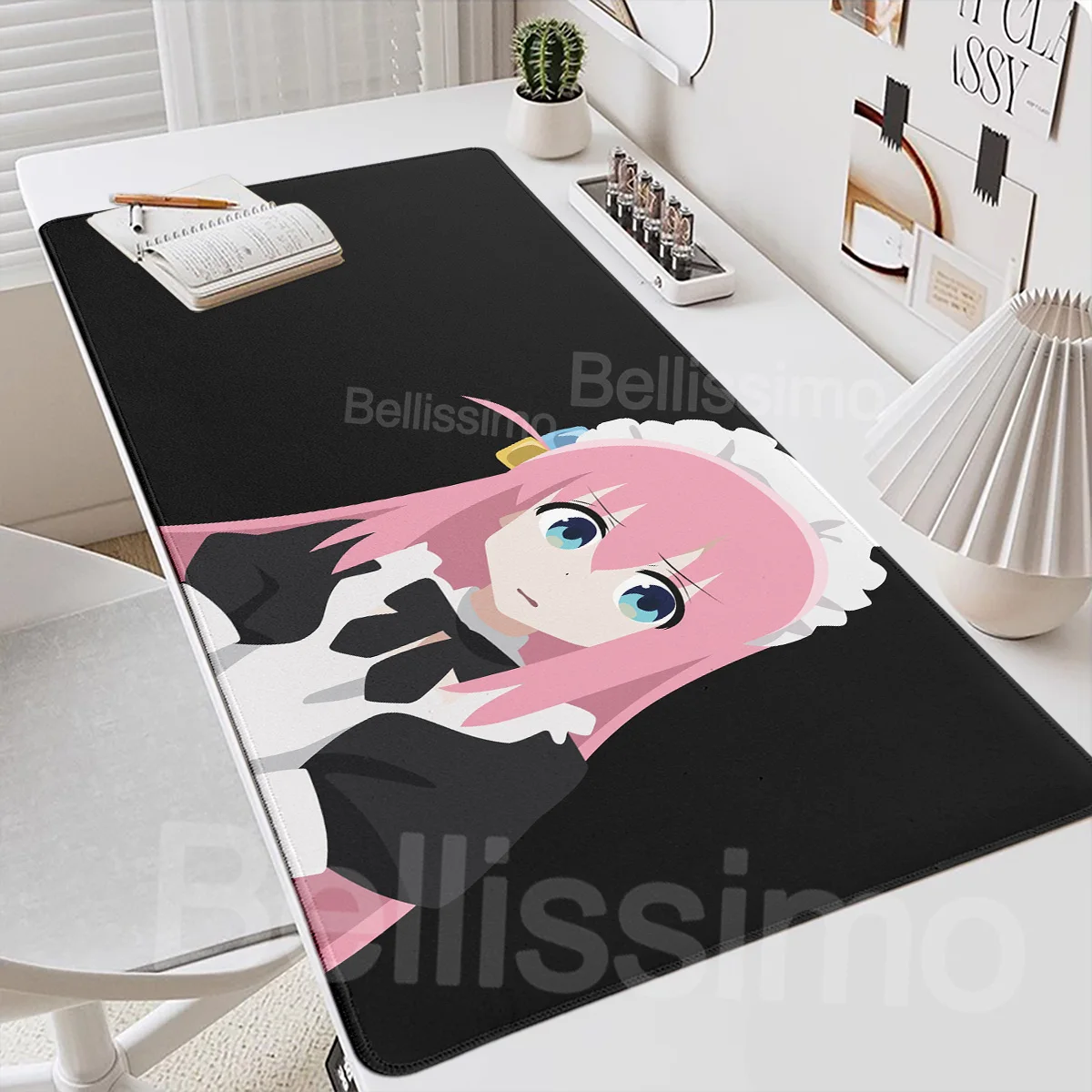 Anime HD Printing XL Technology Gamer Rubber Anti-Slip Desktop Locking Edge Accessories Bocchi The Rock Gamer Uniform Mouse Pad
