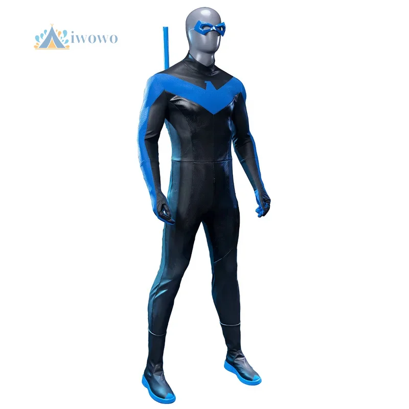 

Dick Cosplay Costume Gray Blue Jumpsuit Sonn Halloween Carnival Party Outfits Clothing