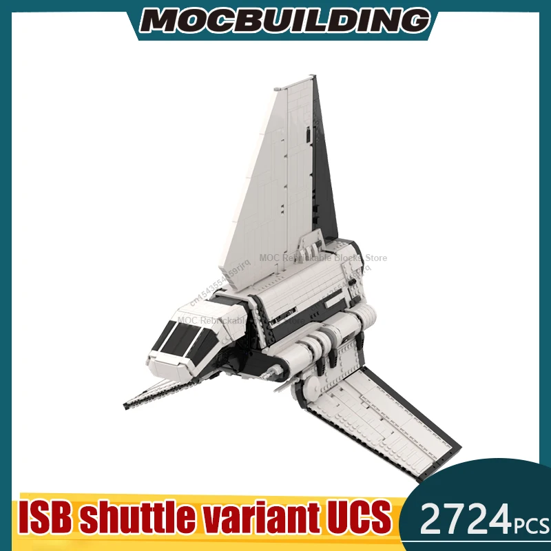 1:45 Scale ISB shuttle Variant UCS MOC Building Blocks DIY Assemble Bricks Space Collection Display Model Toys Gifts 2724PCS