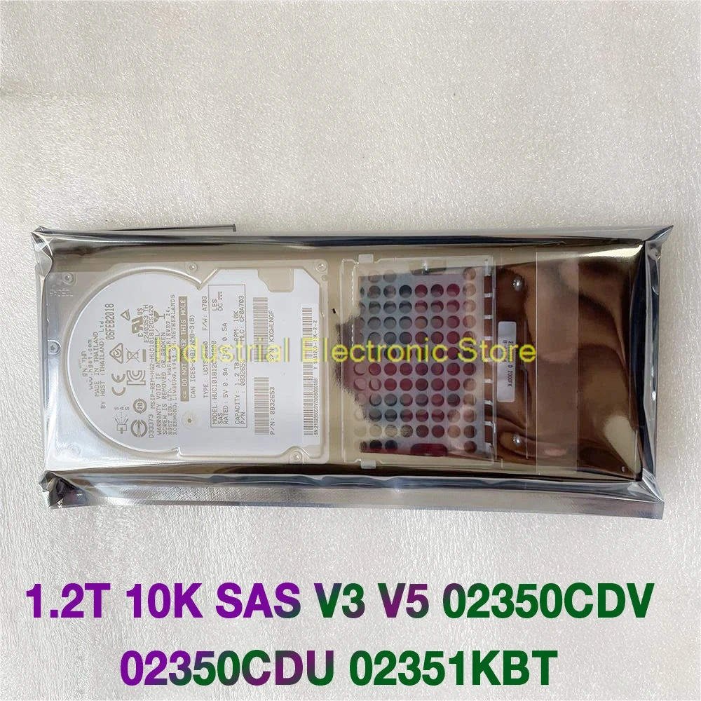 For Huawei Storage Hard Disk 1.2T 10K SAS V3 V5 02350CDV 02350CDU 02351KBT