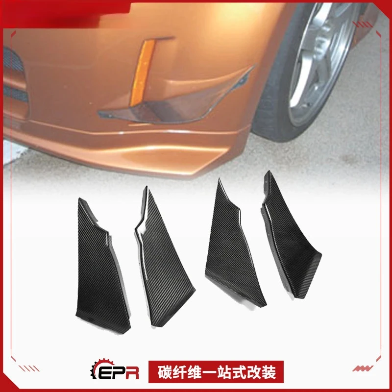 

For 350Z Z33 Demon Carbon Fiber Front Bumper Air Knife Spoiler Blade