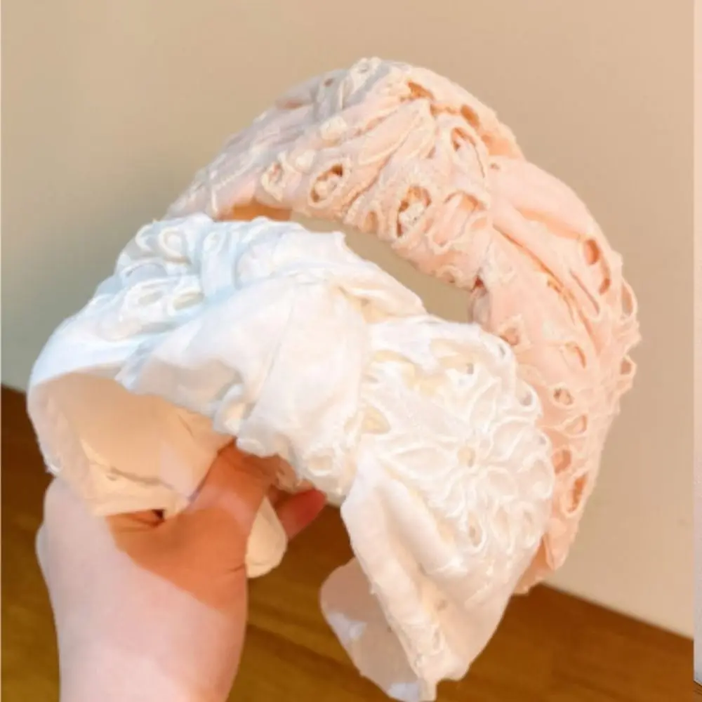 الشعر مجوهرات التطريز زهرة كبيرة الشعر هوب اكسسوارات للشعر النساء عقال عقدة Hairband