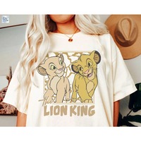 Disney Lion King Simba and Young Nala Hakuna Matata Retro Shirt, Magic Kingdom Unisex T-shirt Family Birthday Gift Adult Tee