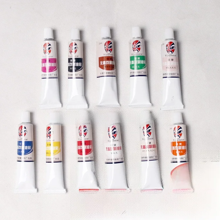 

Tianjin Brand Theatre Makeup Oil Paint for Halloween Cosplay Performance Stage Opera Face Painting Human Body Artistry